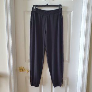 Black Joggers with gold hardware Susan Graver size XXSP